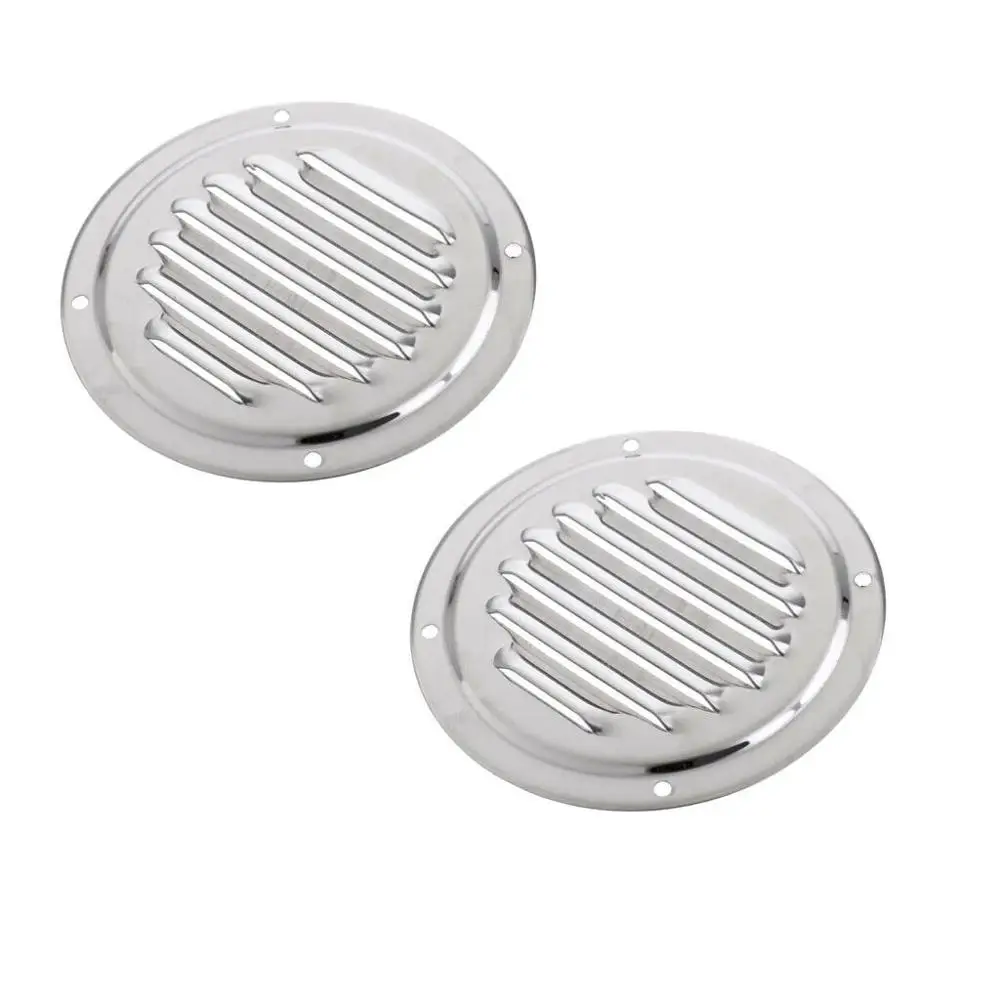 2 Pcs Stainless Steel 4"(100mm) Round Louvered Air Vent for Marine Boat Fittings
2 Pcs Stainless Steel 4"(100mm) Round Louvered Air Vent for Marine Boat Fittings