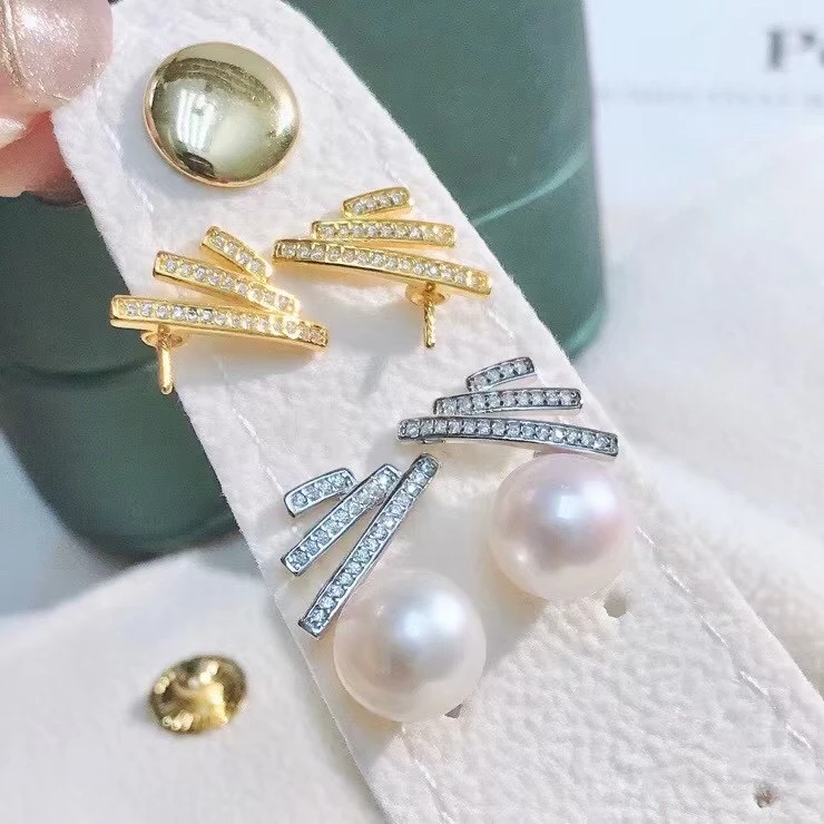 Fashion 925 Sterling Silver Earrings Findings Settings Base Mountings Parts Mounts for Coral Pearls Agate Crystal Stones Beads
Fashion 925 Sterling Silver Earrings Findings Settings Base Mountings Parts Mounts for Coral Pearls Agate Crystal Stones Beads