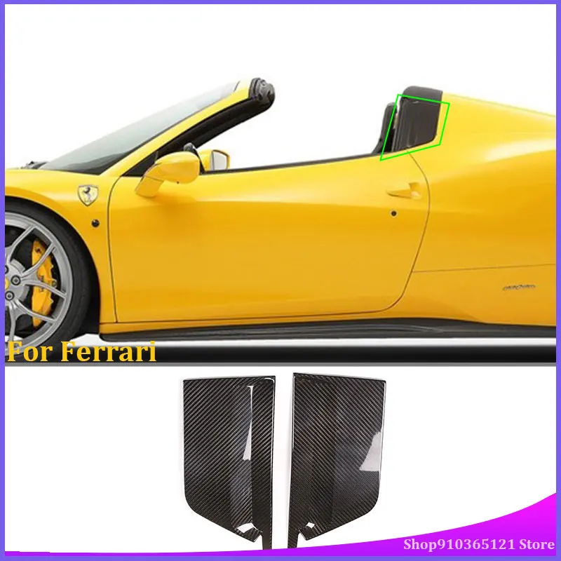 For 2011-2016 Ferrari 458 real carbon fiber car B-pillar window decoration cover sticker car exterior decoration accessories
For 2011-2016 Ferrari 458 real carbon fiber car B-pillar window decoration cover sticker car exterior decoration accessories