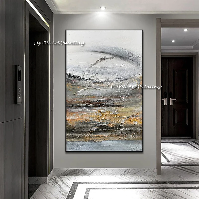 Large Size 100% Handmade Abstract Gold Foil Landscape Thick Oil Painting Canvas Pictures for Living Room Decoration As A Gift
Large Size 100% Handmade Abstract Gold Foil Landscape Thick Oil Painting Canvas Pictures for Living Room Decoration As A Gift