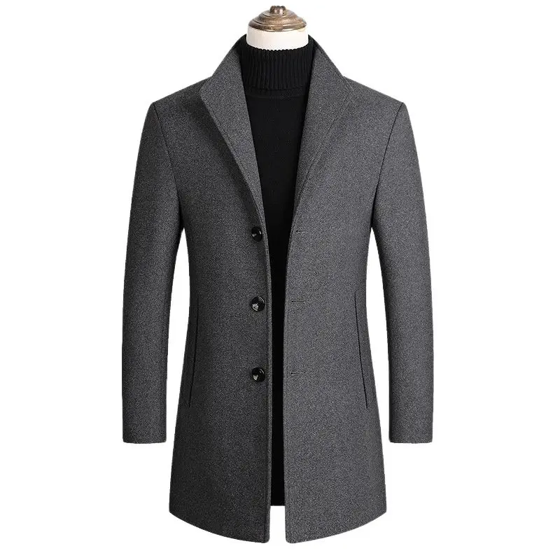 Pop Men Wool Blends Coats Autumn Winter Solid Men's Wool Jacket Smart Casual Male Coats Luxurious Brand Clothing Nice
Pop Men Wool Blends Coats Autumn Winter Solid Men's Wool Jacket Smart Casual Male Coats Luxurious Brand Clothing Nice