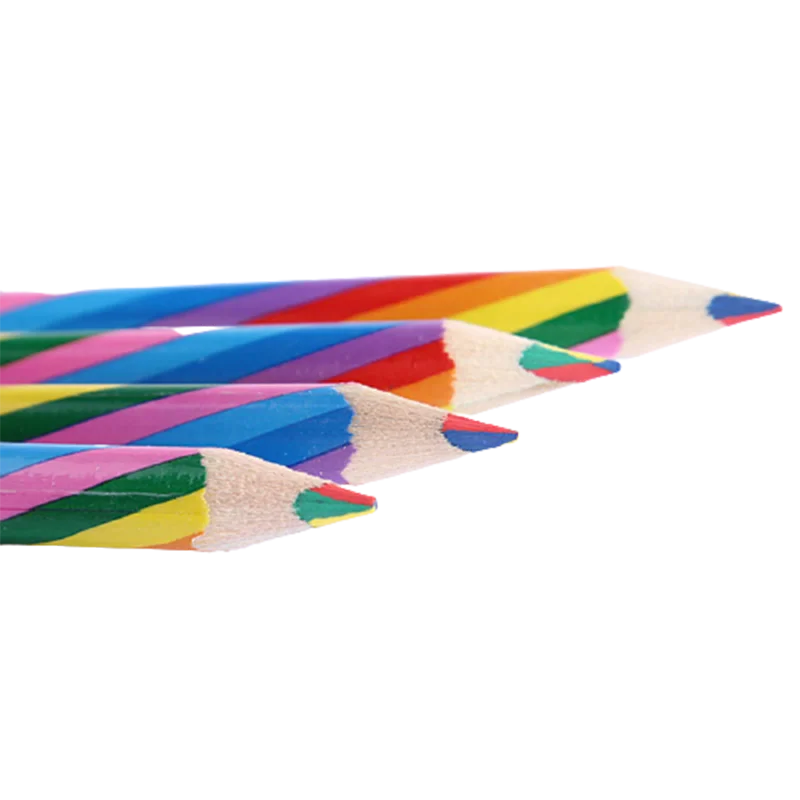 4pcs/Set Simple Creative Rainbow Pencil For Kids Painting Graffiti Supplies Fashion Office School Wooden Colored Pencils
4pcs/Set Simple Creative Rainbow Pencil For Kids Painting Graffiti Supplies Fashion Office School Wooden Colored Pencils