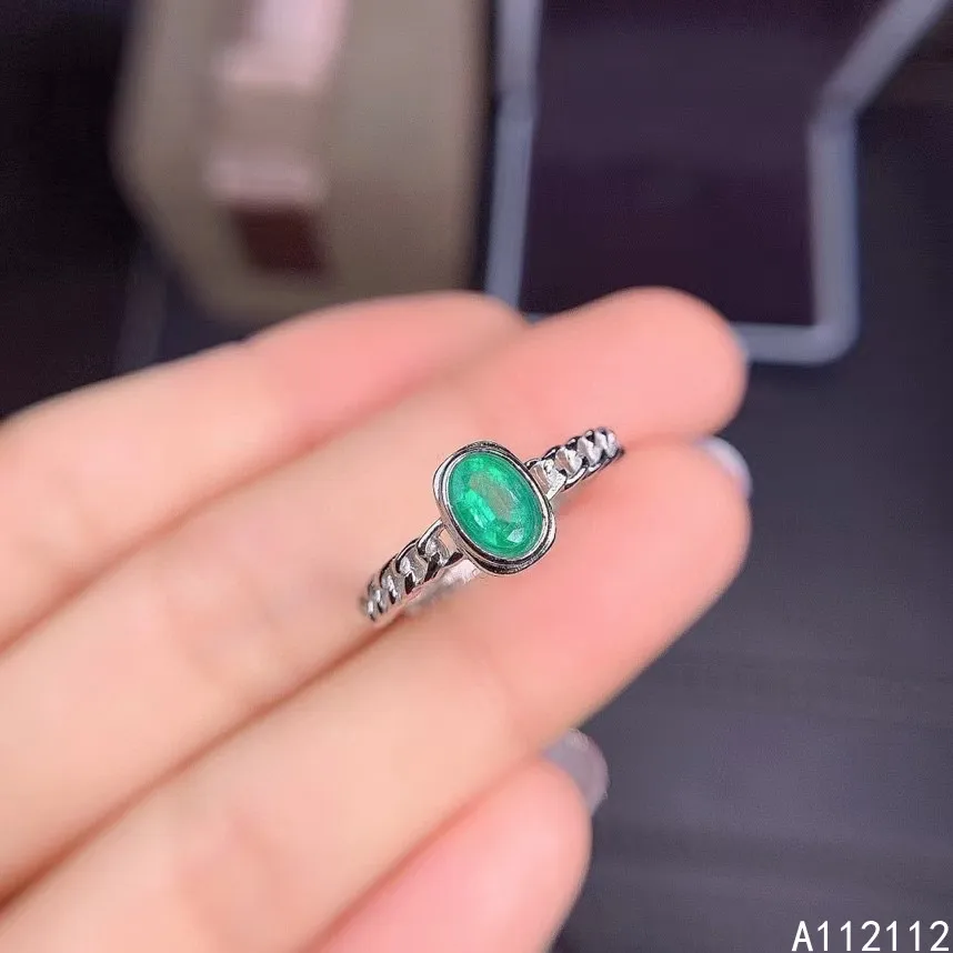 Fine Jewelry 925 Sterling Silver Inset With Natural Gemstone Women's Popular Vintage Oval Emerald Adjustable Ring Support Detect
Fine Jewelry 925 Sterling Silver Inset With Natural Gemstone Women's Popular Vintage Oval Emerald Adjustable Ring Support Detect