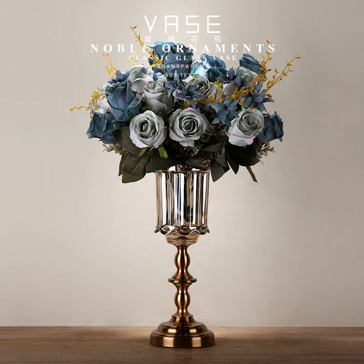 Creative European home transparent glass imitation flower set vase living room TV cabinet ornaments small fresh decoration
Creative European home transparent glass imitation flower set vase living room TV cabinet ornaments small fresh decoration
