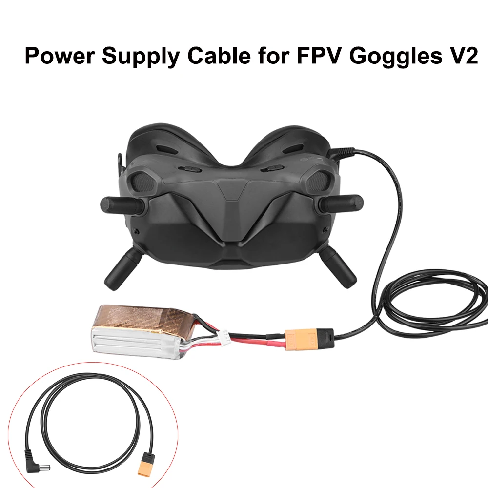 Power Cable XT60 for DJI Avada FPV Goggles V2 121cm XT60 Plug Power Supply Connect Battery Wear Resistance Anti-aging Accessory
Power Cable XT60 for DJI Avada FPV Goggles V2 121cm XT60 Plug Power Supply Connect Battery Wear Resistance Anti-aging Accessory