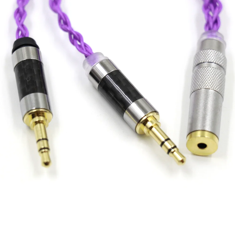 HiFi 7n- OCC Silver Plated XLR/2.5/3.5/4.4mm Balanced Female to 2x 3.5mm Male Audio Adapter Cable for PHA-3 Pono Player
HiFi 7n- OCC Silver Plated XLR/2.5/3.5/4.4mm Balanced Female to 2x 3.5mm Male Audio Adapter Cable for PHA-3 Pono Player