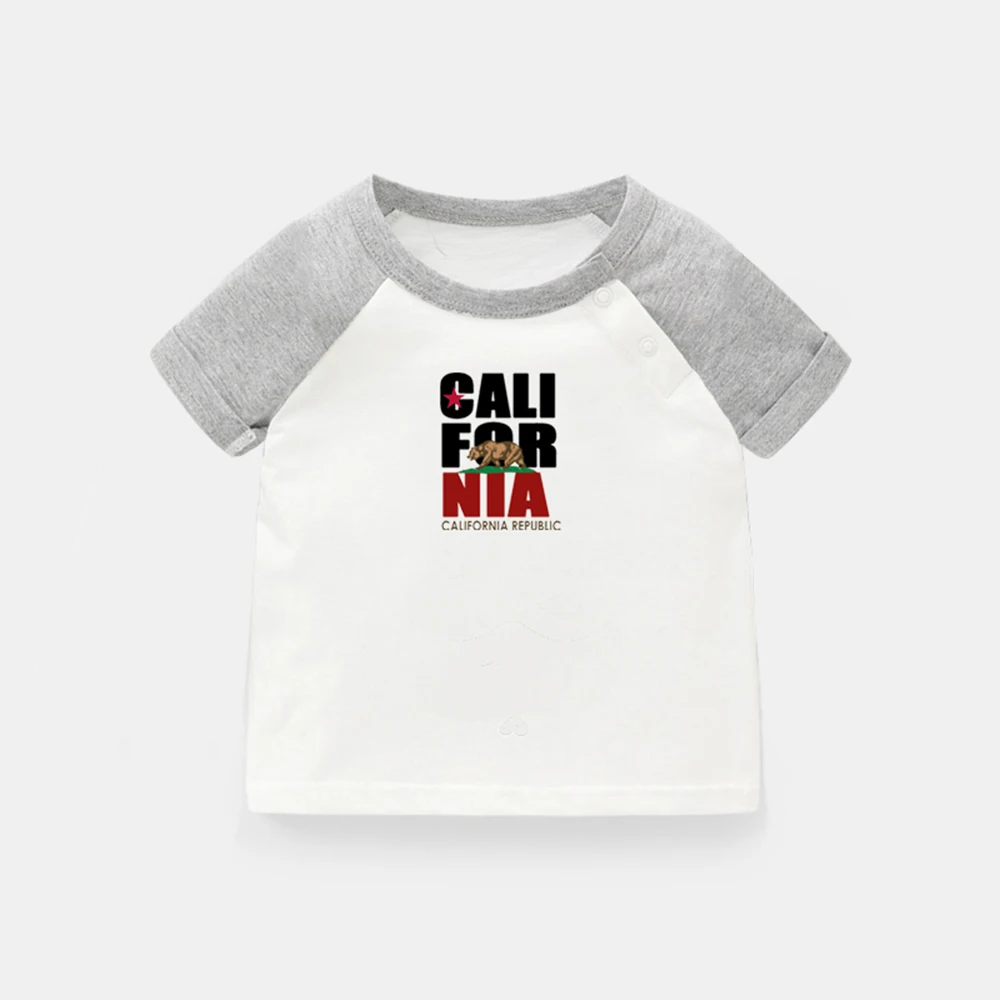 Famous Call For NIA California Republic Design Newborn Baby T-shirts Toddler Graphic Raglan Color Short Sleeve Tee Tops
Famous Call For NIA California Republic Design Newborn Baby T-shirts Toddler Graphic Raglan Color Short Sleeve Tee Tops
