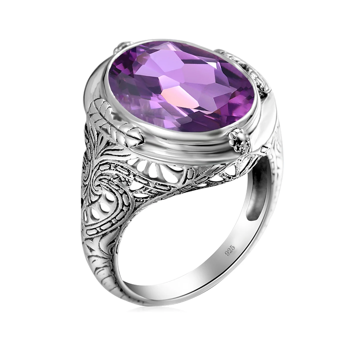 Szjinao Purple Amethyst Women's Rings silver 925 Gemstones Unisex Men Ring Flower Handmade Design Jewllery Vintage Wife Gift Hot
Szjinao Purple Amethyst Women's Rings silver 925 Gemstones Unisex Men Ring Flower Handmade Design Jewllery Vintage Wife Gift Hot