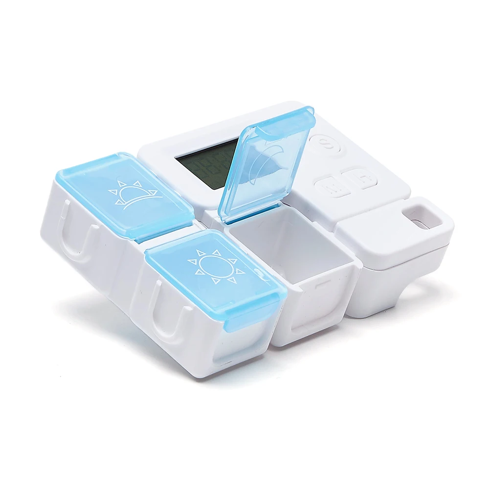 GREENWON pill box medicine Storage Box Electronic Timing Reminder Medicine Boxes Alarm Timer Pills Organizer Pill Drug Container
GREENWON pill box medicine Storage Box Electronic Timing Reminder Medicine Boxes Alarm Timer Pills Organizer Pill Drug Container