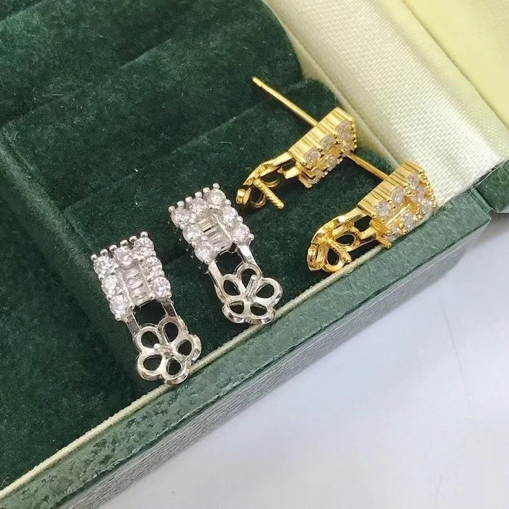 925 Sterling Silver Earrings Findings Settings Base Mountings Parts Mounts for Pearls Agate Crystal Stones Beads 5 pairs/lot
925 Sterling Silver Earrings Findings Settings Base Mountings Parts Mounts for Pearls Agate Crystal Stones Beads 5 pairs/lot