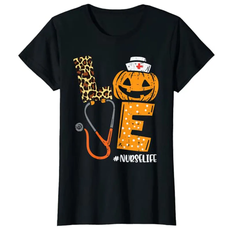 Womens Love Nurse Life Pumpkin Leopard Fall Halloween Nurses Women Graphic Tee T-Shirt Woman T Shirts
Womens Love Nurse Life Pumpkin Leopard Fall Halloween Nurses Women Graphic Tee T-Shirt Woman T Shirts