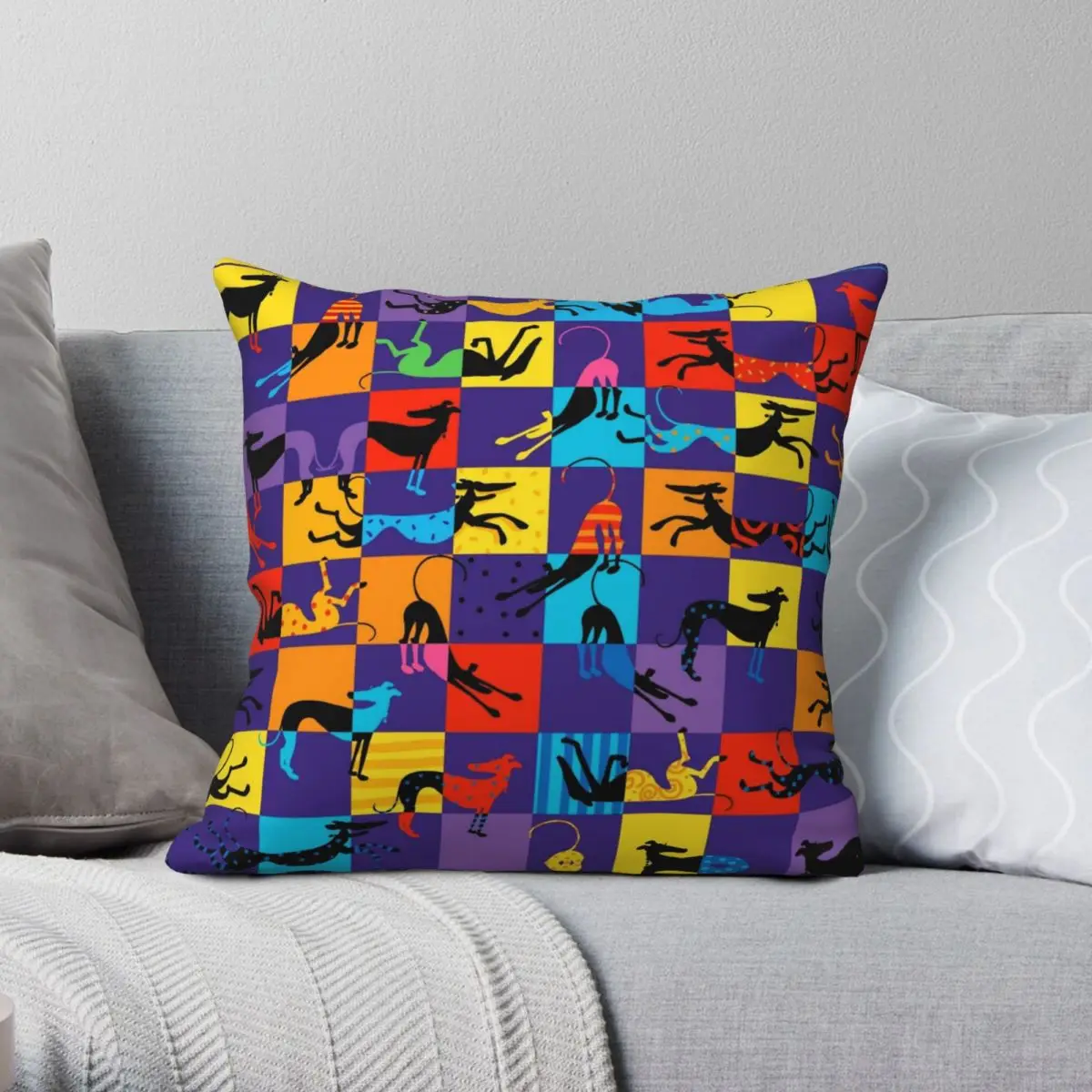 Квадратный чехол для подушки Pop Art Hounds, чехол из полиэстера и льна с бархатным узором, декоративный чехол для подушки на молнии, чехол для дивана и сидения, наволочка для подушки
Квадратный чехол для подушки Pop Art Hounds, чехол из полиэстера и льна с бархатным узором, декоративный чехол для подушки на молнии, чехол для дивана и сидения, наволочка для подушки