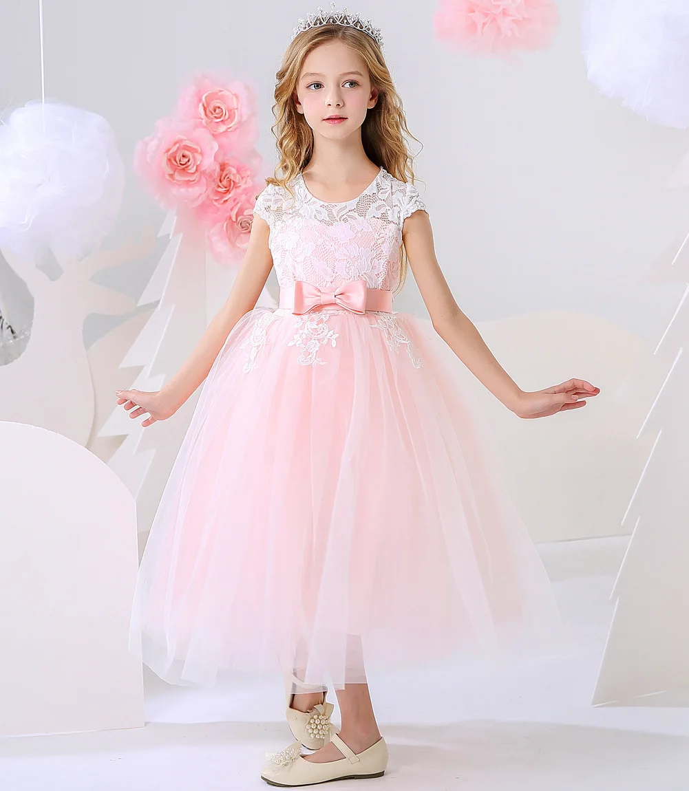 Real Photo Flower Girl Dresses For Weddings A-line Scoop Cap Sleeves Tulle Lace Bow Long First Communion Dresses For Girl Little
Real Photo Flower Girl Dresses For Weddings A-line Scoop Cap Sleeves Tulle Lace Bow Long First Communion Dresses For Girl Little