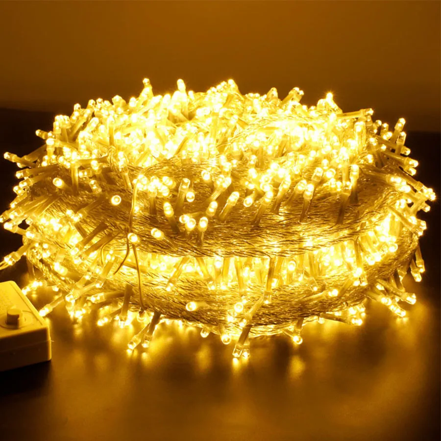 100M 800/1000LED Christmas String Light Outdoor Festoon Fairy Garland Lights Decor Outdoor Garden Wedding Party Holiday Xmas
100M 800/1000LED Christmas String Light Outdoor Festoon Fairy Garland Lights Decor Outdoor Garden Wedding Party Holiday Xmas