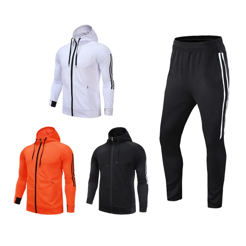2020 New Men Tracksuit Long-sleeved Football Jacket Polyester Sports Running Suits Jogging Training Suits Outdoor Sport Pants
2020 New Men Tracksuit Long-sleeved Football Jacket Polyester Sports Running Suits Jogging Training Suits Outdoor Sport Pants