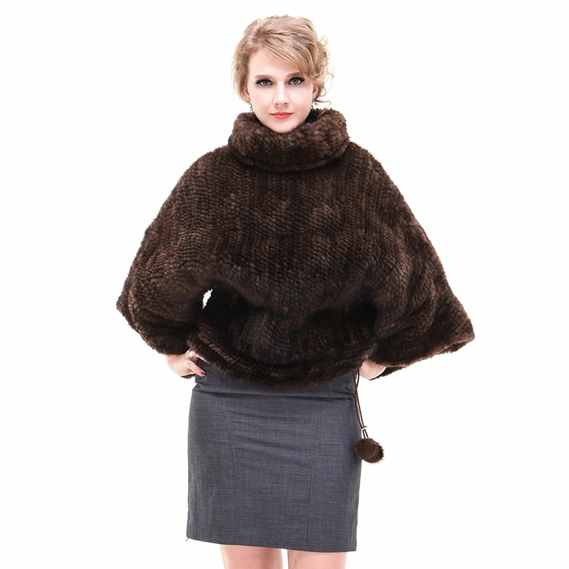 Lady Genuine Knitted Mink Fur Pullover Women Shawl Female Pashmina Wraps LF21004ZGF
Lady Genuine Knitted Mink Fur Pullover Women Shawl Female Pashmina Wraps LF21004ZGF
