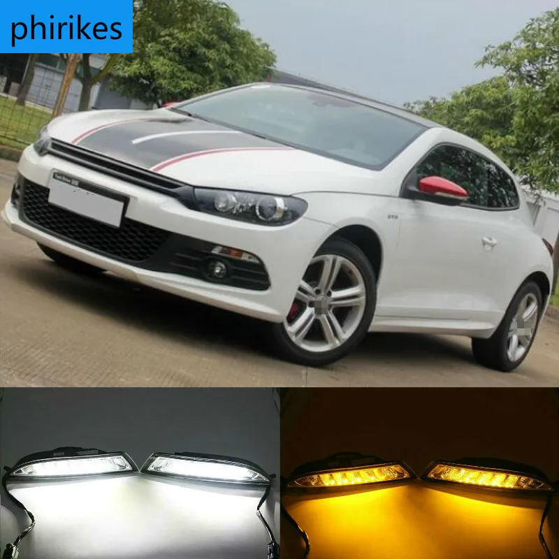 For VW Scirocco 2008-2013 Car Front LED side marker Lamp Amber Turn Signal Lights and White DRL Daytime Running Lights
For VW Scirocco 2008-2013 Car Front LED side marker Lamp Amber Turn Signal Lights and White DRL Daytime Running Lights