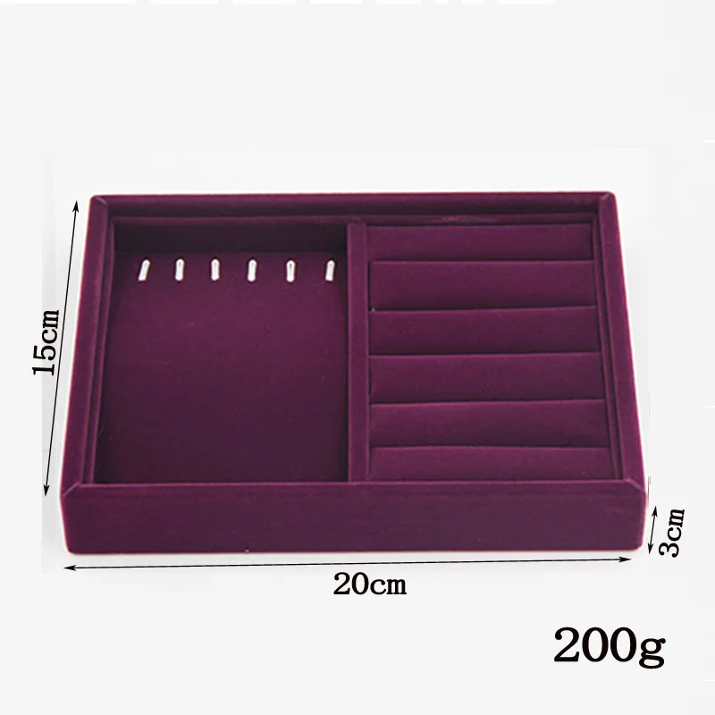 High Quality Jewelry Earrings Necklaces Pendants Bracelets Trays Holder Cases Velvet Jewelry Packaging Display DIY StoragesTrays
High Quality Jewelry Earrings Necklaces Pendants Bracelets Trays Holder Cases Velvet Jewelry Packaging Display DIY StoragesTrays