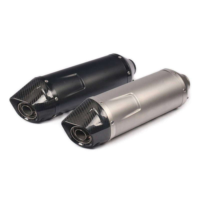 440mm Exhaust System Pipe Escape Muffler Tips DB Killer Silencer Carbon Fiber End Slip On Universal Motorcycle Dirt Bike
440mm Exhaust System Pipe Escape Muffler Tips DB Killer Silencer Carbon Fiber End Slip On Universal Motorcycle Dirt Bike