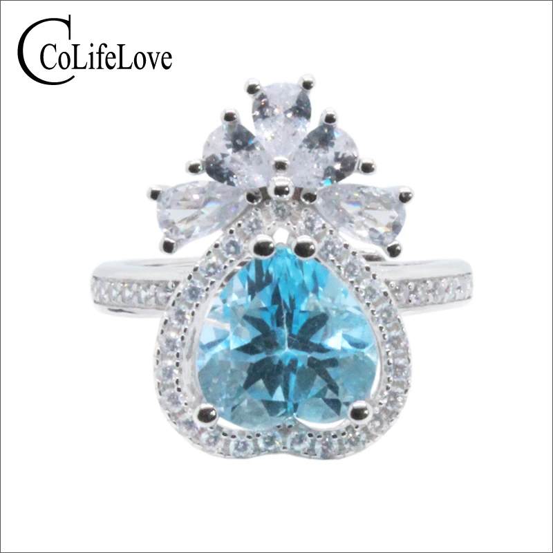 Dazzling Silver Topaz Silver Ring for Party 2ct 9mm Natural Heart Topaz Ring 925 Sterling Silver Topaz Jewelry
Dazzling Silver Topaz Silver Ring for Party 2ct 9mm Natural Heart Topaz Ring 925 Sterling Silver Topaz Jewelry