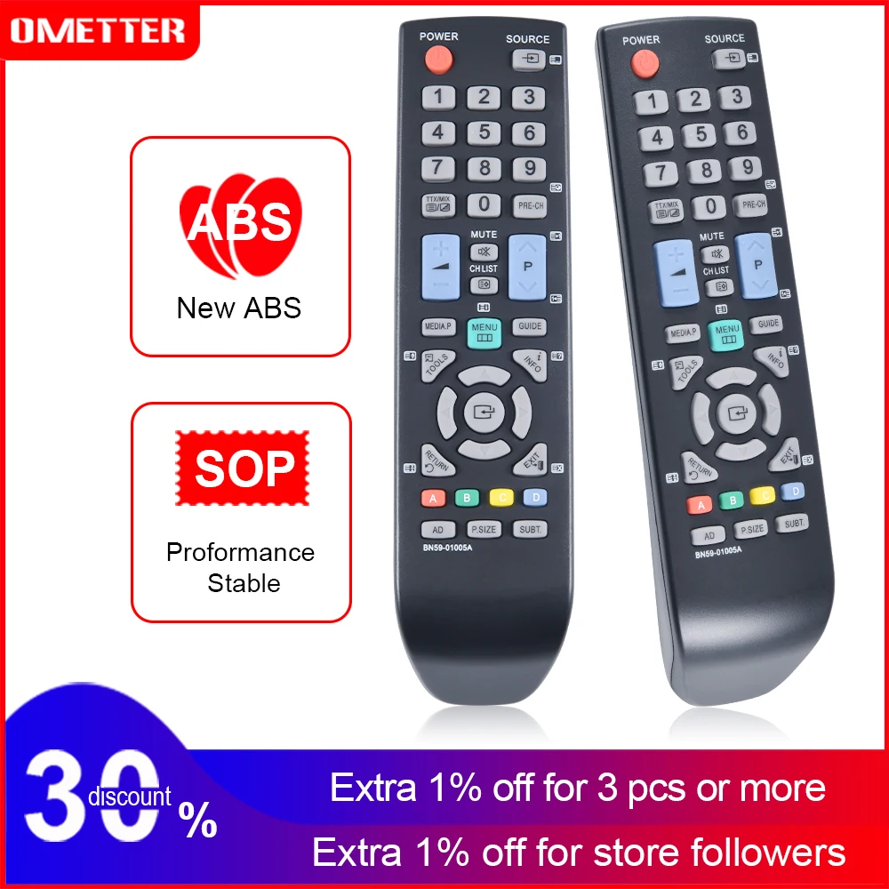 Brand new BN59-01005A suitable for Samsung LCD LED TV remote control LE22C350 BN59-01006A LE26C350 LE32C355 LE19C355
Brand new BN59-01005A suitable for Samsung LCD LED TV remote control LE22C350 BN59-01006A LE26C350 LE32C355 LE19C355