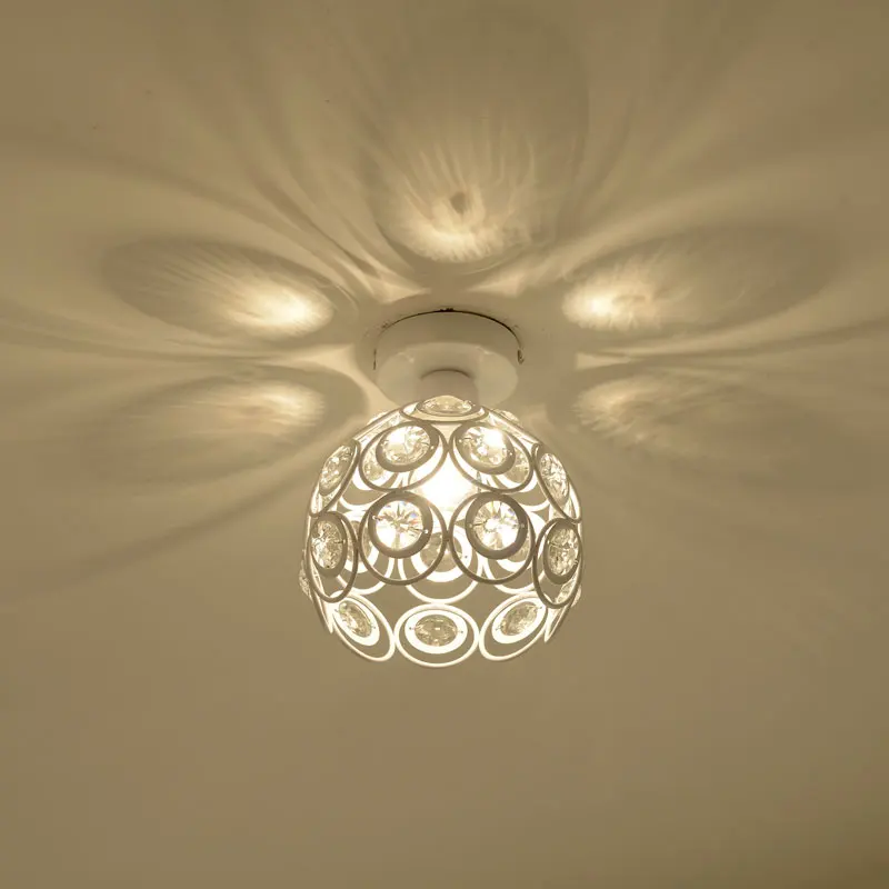 Creative crystal minimalist ceiling light Simple ceiling lamp bedroom alley Simple european iron lamp Crystal lamp
Creative crystal minimalist ceiling light Simple ceiling lamp bedroom alley Simple european iron lamp Crystal lamp