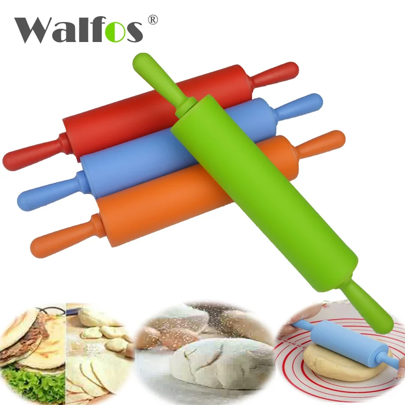 WALFOS 22 CM Non-Stick Fondant Rolling Pin For Kids Fondant Cake Dough Roller Decorating Cake Roller Crafts Baking Cooking Tools
WALFOS 22 CM Non-Stick Fondant Rolling Pin For Kids Fondant Cake Dough Roller Decorating Cake Roller Crafts Baking Cooking Tools