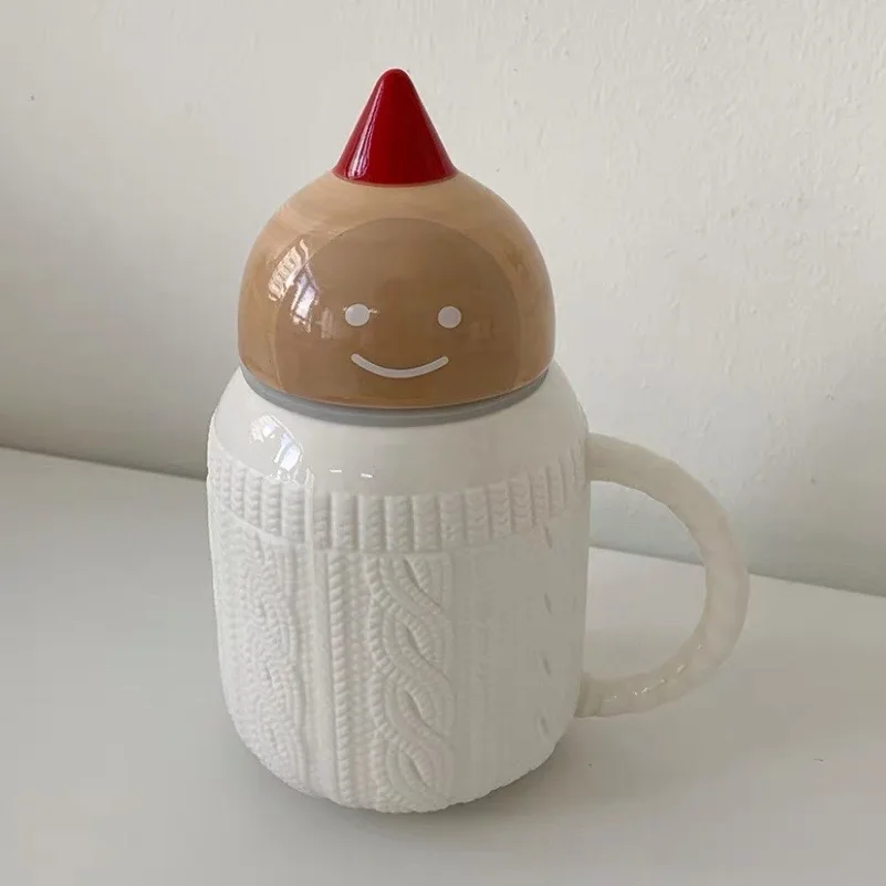 Mug Coffee Ceramic Drinking Water Birthday Gift With Cartoon Character Cupcadeau Mariage Cover Cute INS Cartoon Woolen Coat
Mug Coffee Ceramic Drinking Water Birthday Gift With Cartoon Character Cupcadeau Mariage Cover Cute INS Cartoon Woolen Coat