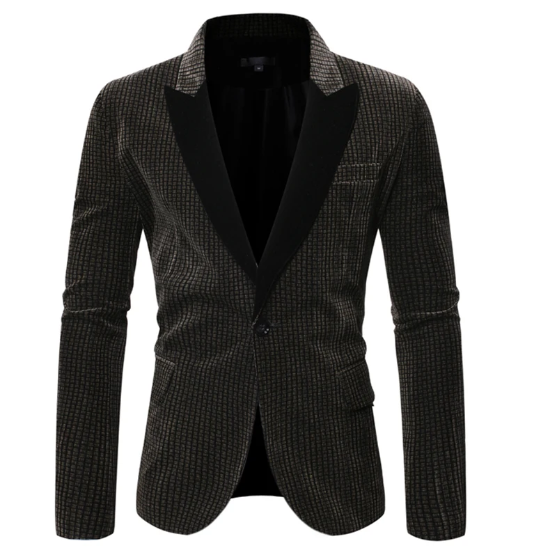 New Blazer Men Jacket Casual Single Button Men Suit Jackets England Style Wedding Dress Suits terno masculino
New Blazer Men Jacket Casual Single Button Men Suit Jackets England Style Wedding Dress Suits terno masculino