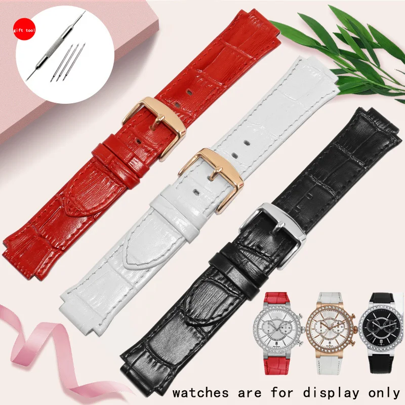 CICIDD Genuine Leather Strap Replacement Swarovski 5027127 5027131 Series Black Red Convex Interface Lady's Watch Chain
CICIDD Genuine Leather Strap Replacement Swarovski 5027127 5027131 Series Black Red Convex Interface Lady's Watch Chain