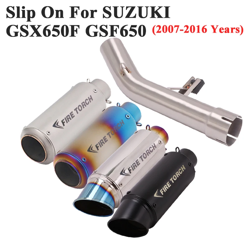 Слипоны для SUZUKI GSX650F GSF650 2007 - 2016 мотоцикл огонь фонарь выхлопа изменить труба Соединительная труба GP глушитель выхлопной трубы дБ убийца
Слипоны для SUZUKI GSX650F GSF650 2007 - 2016 мотоцикл огонь фонарь выхлопа изменить труба Соединительная труба GP глушитель выхлопной трубы дБ убийца