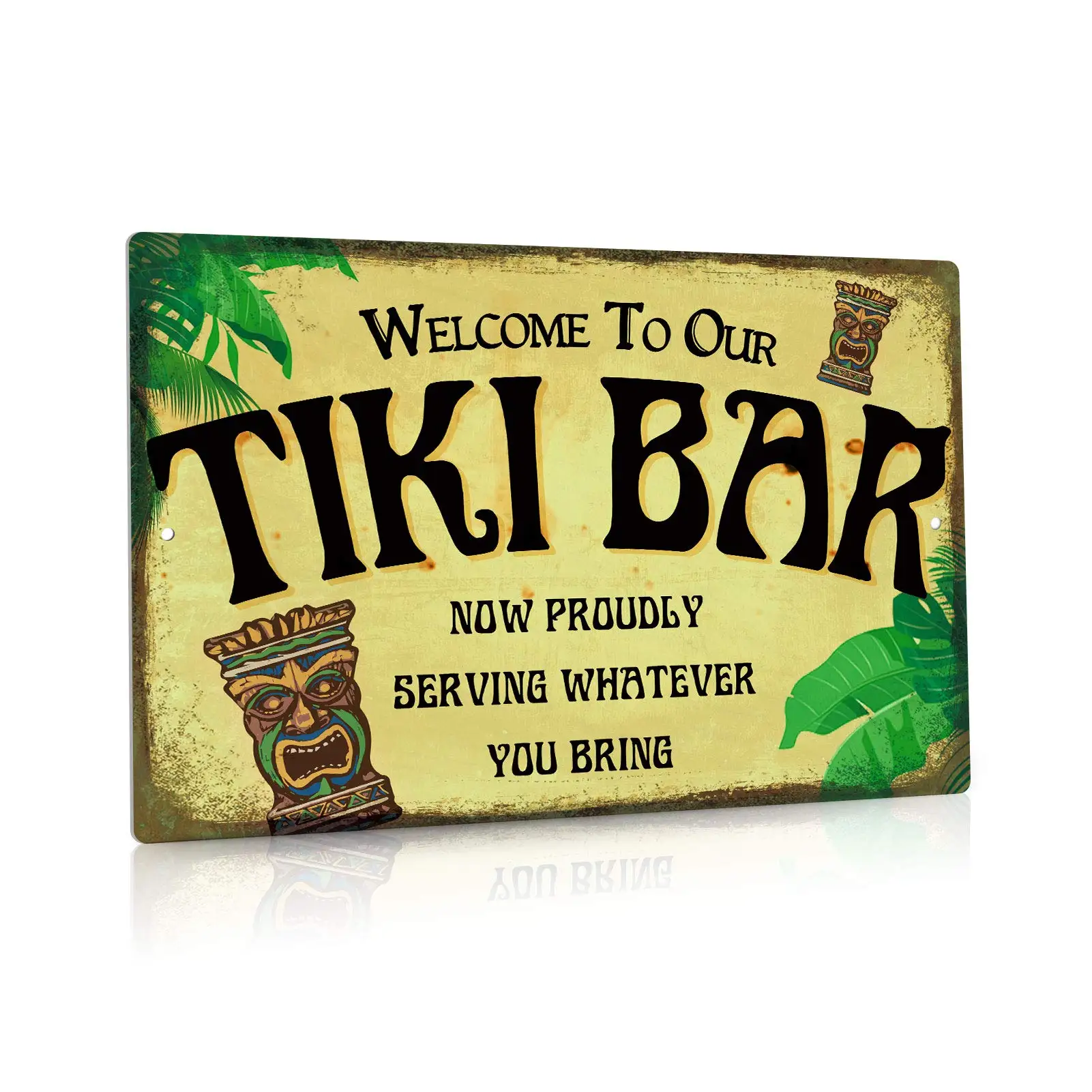 Decor Tiki Bar Decor, Retro Outdoor Wall Sign for Home Bar, Cafe Pub, Kitchen, Restaurants, 12x8 Inches Aluminum Metal Sign - W
Decor Tiki Bar Decor, Retro Outdoor Wall Sign for Home Bar, Cafe Pub, Kitchen, Restaurants, 12x8 Inches Aluminum Metal Sign - W