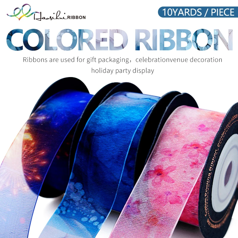 HAOSIHUI 25mm*10yards/lot Yarn Silk Organza Ribbon Holiday Decoration Personalized Party Gift Box Tapes
HAOSIHUI 25mm*10yards/lot Yarn Silk Organza Ribbon Holiday Decoration Personalized Party Gift Box Tapes