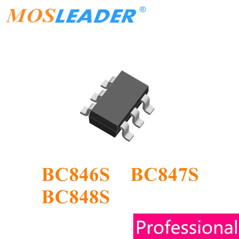 Двойные транзисторы Mosleader BC846S, BC847S, BC848S, SOT363, 3000 шт., NPN + NPN, сделано в Китае, высокое качество
Двойные транзисторы Mosleader BC846S, BC847S, BC848S, SOT363, 3000 шт., NPN + NPN, сделано в Китае, высокое качество