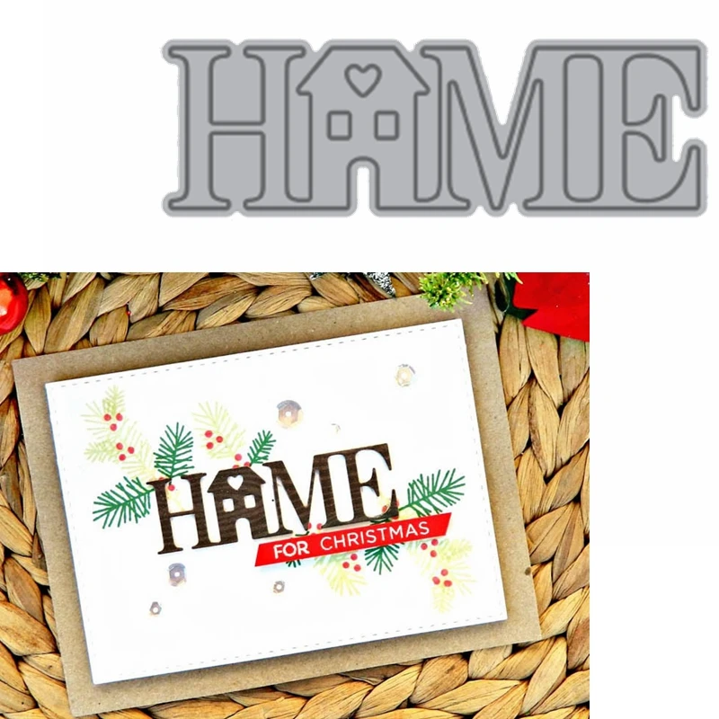 HOME Word Metal Cutting Dies Creative HOME Word Die Cut For Card Making DIY Decoration New 2019 Embossed Crafts Cards
HOME Word Metal Cutting Dies Creative HOME Word Die Cut For Card Making DIY Decoration New 2019 Embossed Crafts Cards