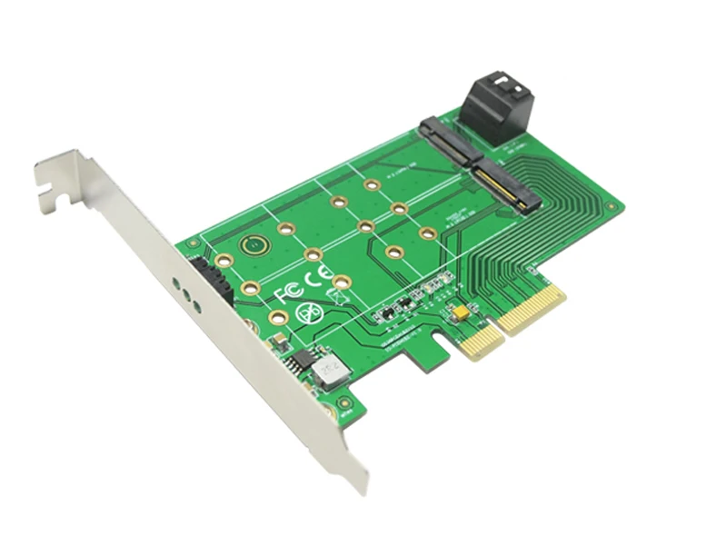 SSD Adatper PCIe x 4 to NGFF(PCIe) SSD+SATA to 2 x NGFF(SATA) Convert Card M.2 B Key + M.2 M Key
SSD Adatper PCIe x 4 to NGFF(PCIe) SSD+SATA to 2 x NGFF(SATA) Convert Card M.2 B Key + M.2 M Key