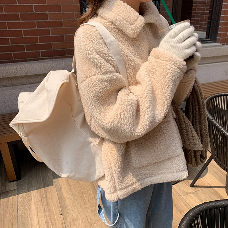 Winter Autumn Jacket Coat Women Plus Size Short Faux Fur Zipper Basic Jackets Women Black Casual Female Coat Outerwear DD2413
Winter Autumn Jacket Coat Women Plus Size Short Faux Fur Zipper Basic Jackets Women Black Casual Female Coat Outerwear DD2413