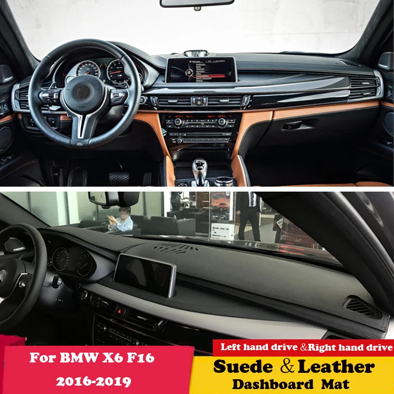 For BMW X6 F16 2015 2016 2017 2018 2019 Leather Dashmat Dashboard Cover Sunshade Protect Carpet Dash Mat Accessories Suede
For BMW X6 F16 2015 2016 2017 2018 2019 Leather Dashmat Dashboard Cover Sunshade Protect Carpet Dash Mat Accessories Suede