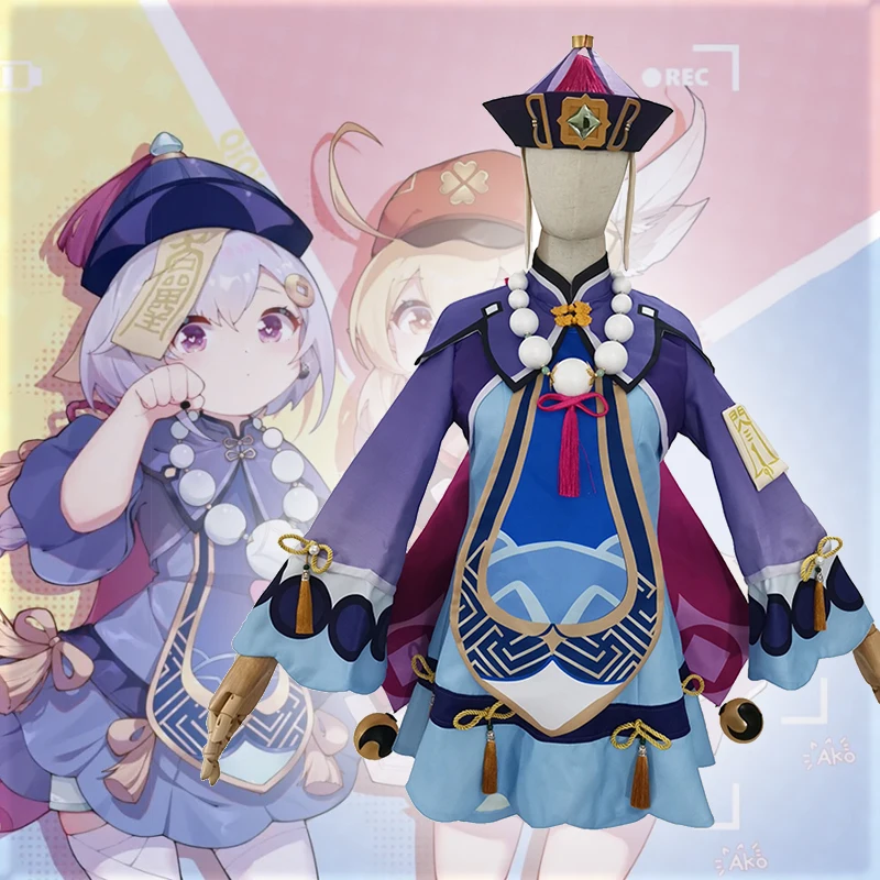 Game Genshin Impact Cosplay Costumes Icy Resurrection Qiqi Cosplay Costume Uniforms Suits Blue Dresses Clothes Wears Anime Comic
Game Genshin Impact Cosplay Costumes Icy Resurrection Qiqi Cosplay Costume Uniforms Suits Blue Dresses Clothes Wears Anime Comic