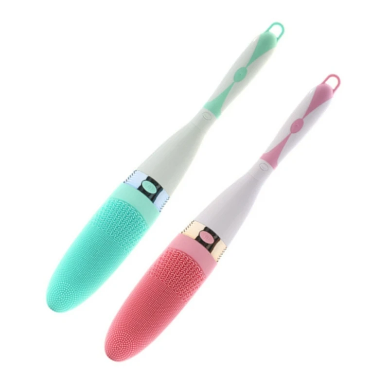 Electric Long Handle Silicone Bath Brush Shower Massager Clean Vibration Brush Long Handle Body Cleansing Brush Bathing Tools
Electric Long Handle Silicone Bath Brush Shower Massager Clean Vibration Brush Long Handle Body Cleansing Brush Bathing Tools