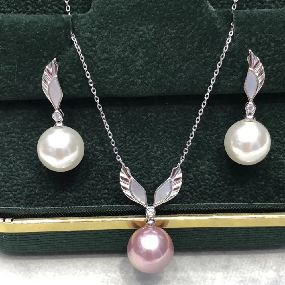 2 Color 925 Sterling Silver Necklace and Earrings Set Mountings Findings Jewelry Set Parts Fittings Accessories for Pearls Beads
2 Color 925 Sterling Silver Necklace and Earrings Set Mountings Findings Jewelry Set Parts Fittings Accessories for Pearls Beads