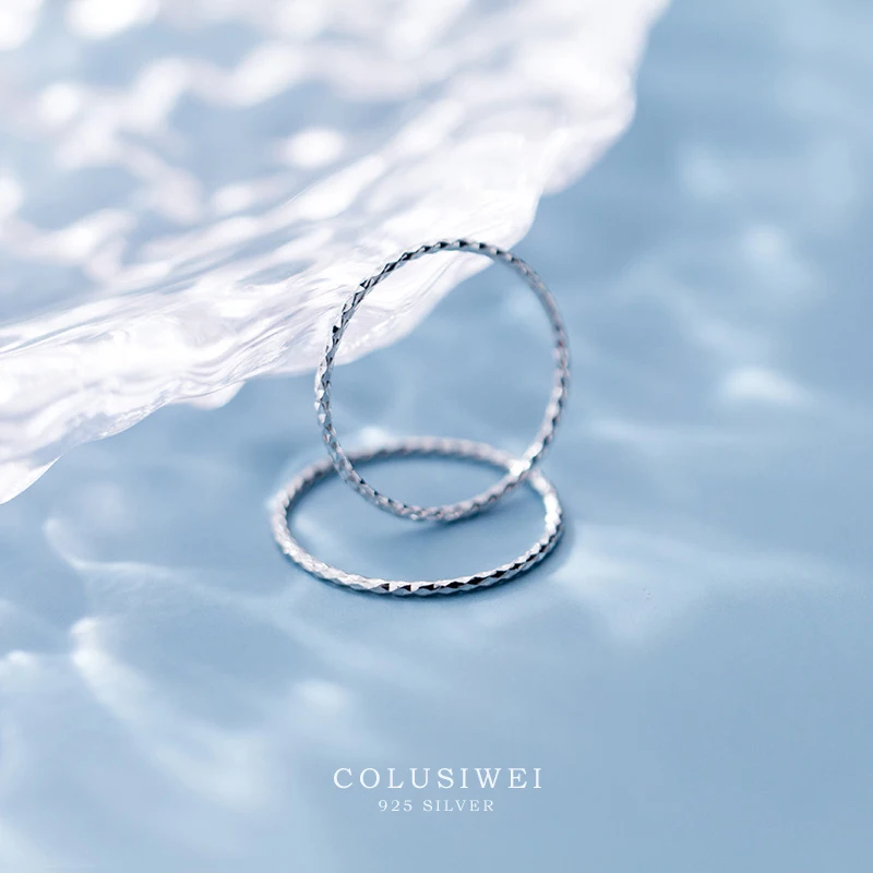 Colusiwei Geometric Minimalist Finger Rings for Women 925 Sterling Silver Hypoallergenic Jewelry Gift Female Slim Band Gift
Colusiwei Geometric Minimalist Finger Rings for Women 925 Sterling Silver Hypoallergenic Jewelry Gift Female Slim Band Gift