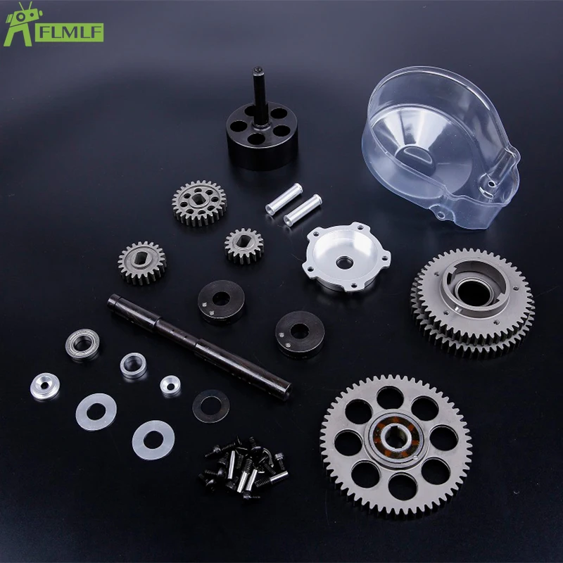 Metal 3 Speed Adjustable Transmission Gear Assembly Kit with Gear Cover for 1/5 HPI KM ROVAN BAJA 5B 5T 5SC RC Car Upgrade Part
Metal 3 Speed Adjustable Transmission Gear Assembly Kit with Gear Cover for 1/5 HPI KM ROVAN BAJA 5B 5T 5SC RC Car Upgrade Part