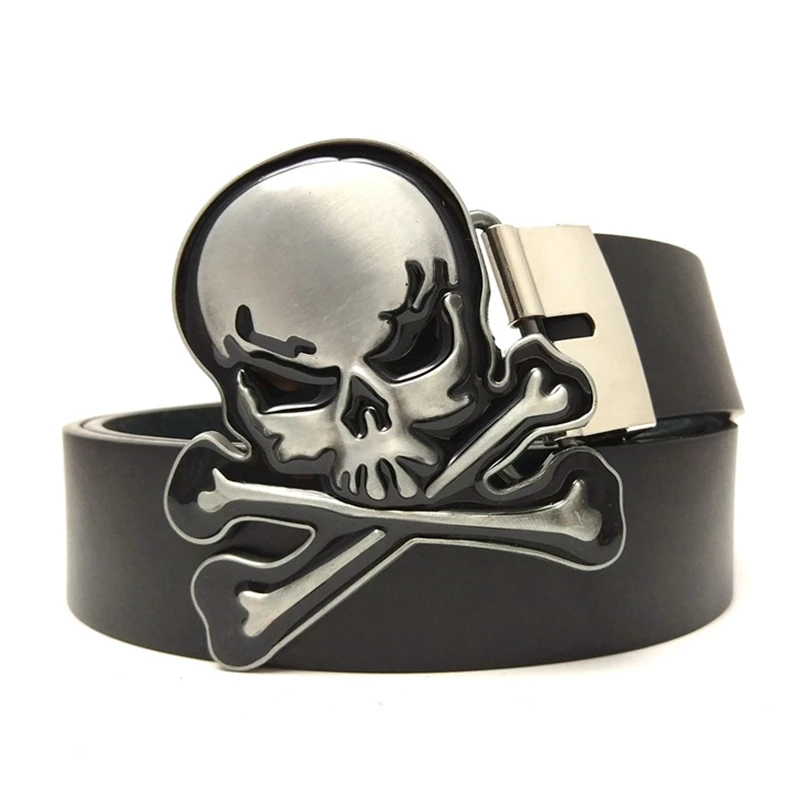 Casual Black Hip Waist Belts for Men Boys Punk Rock Skull with Bones Silver Metal Buckle Western Cowboy Accessories Fashion Gift
Casual Black Hip Waist Belts for Men Boys Punk Rock Skull with Bones Silver Metal Buckle Western Cowboy Accessories Fashion Gift