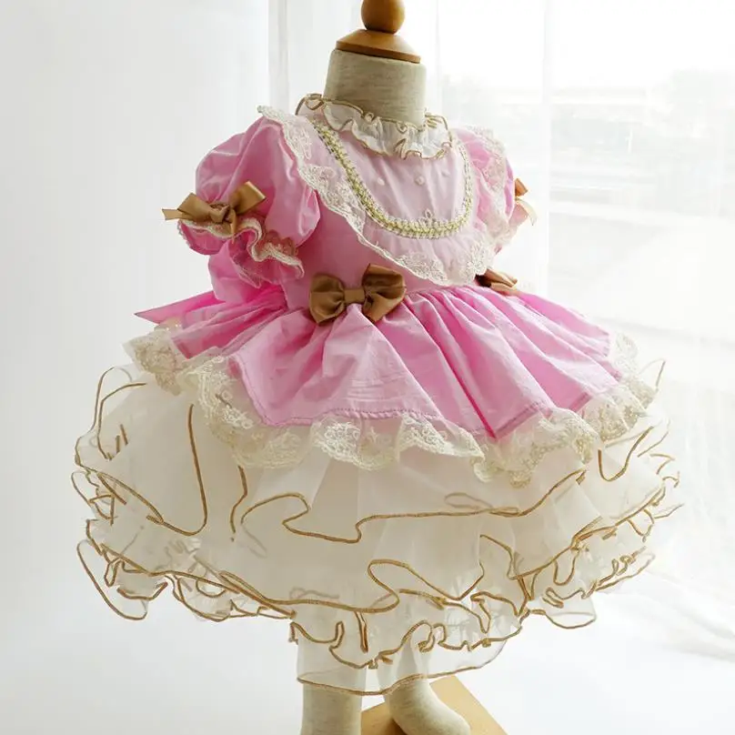 Spanish Baby Girl Turkish Royal Vestidos Infant Princess Ball Gown Children Toddler Birthday Party Girl Lolita Dresses A273
Spanish Baby Girl Turkish Royal Vestidos Infant Princess Ball Gown Children Toddler Birthday Party Girl Lolita Dresses A273