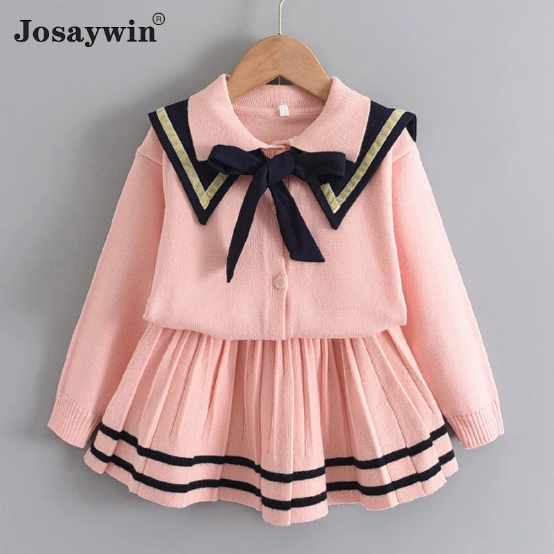 Girls Clothes Winter Baby Clothes Children Suits Kid Girl Knit Sweater 2 Pieces Set Top+Skirt Student Long Sleeve Sweater Sets
Girls Clothes Winter Baby Clothes Children Suits Kid Girl Knit Sweater 2 Pieces Set Top+Skirt Student Long Sleeve Sweater Sets