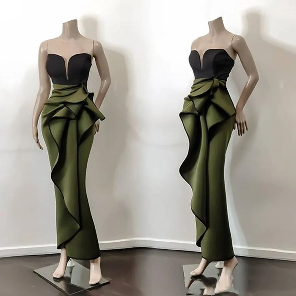 Simple Design Hunter Green Evening Party Dresses Sweetheart Vintage Mermaid Long Arabic Dubai Occasion Prom Dress
Simple Design Hunter Green Evening Party Dresses Sweetheart Vintage Mermaid Long Arabic Dubai Occasion Prom Dress