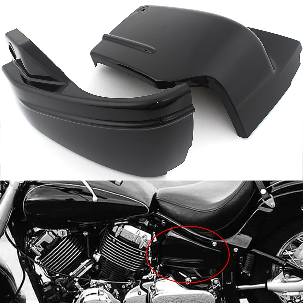 Gloss Black/Chrome Plastic Side Covers Durable Battery Protection For Yamaha V-Star 650/400 & DragStar 650/400 Easy Installation
Gloss Black/Chrome Plastic Side Covers Durable Battery Protection For Yamaha V-Star 650/400 & DragStar 650/400 Easy Installation