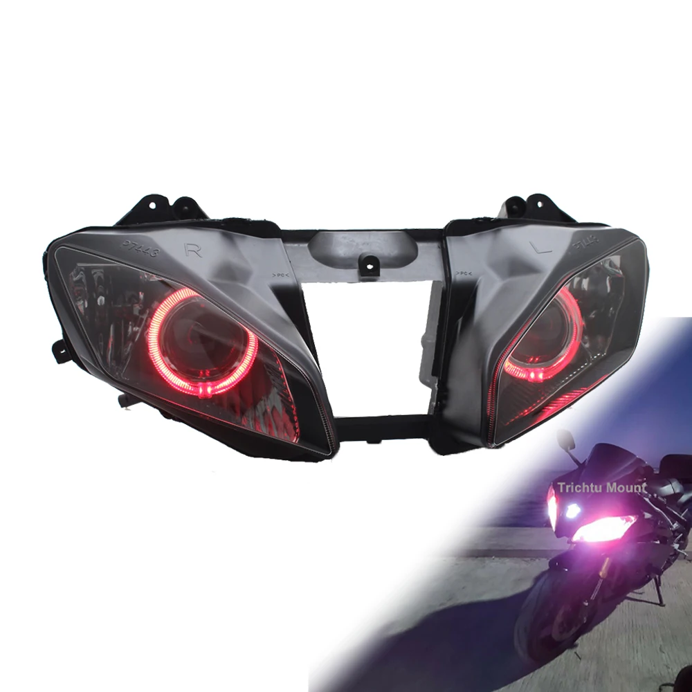 Фара для мотоцикла на заказ, Биксеноновая HID фара в сборе для Yamaha YZF R6 2006-2007, светодиодная фара дальнего/ближнего света
Фара для мотоцикла на заказ, Биксеноновая HID фара в сборе для Yamaha YZF R6 2006-2007, светодиодная фара дальнего/ближнего света