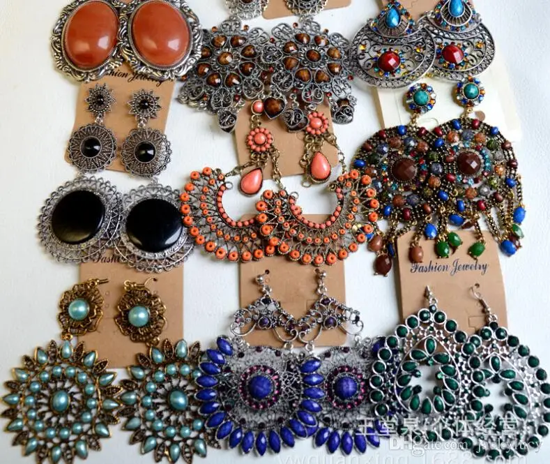 Fashion Colored Exaggerated Long Section Jewelry Earring Bohemian Tassel Gemstone Earrings Cheap Mix Wholesale Free Shipping
Fashion Colored Exaggerated Long Section Jewelry Earring Bohemian Tassel Gemstone Earrings Cheap Mix Wholesale Free Shipping